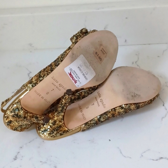 Kate Spade CHARYL Sandals - Sequin,  Heels.  Size 7 - Picture 7 of 9